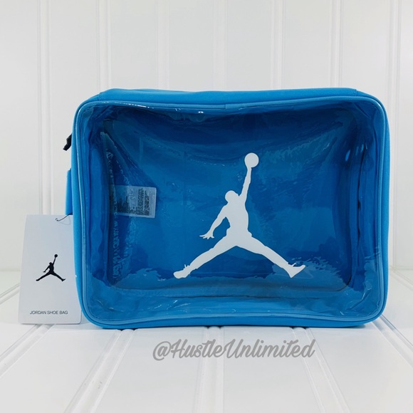 Nike Air Jordan UNC Travel Shoe Bag Box University Blue Handbag Large - Picture 7 of 9